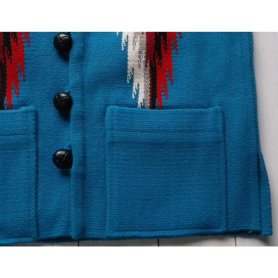 オルテガ チマヨベスト ターコイズ ≪38≫ メンズ ORTEGA'S  CHIMAYO VEST TURQUOISE 009｜shufflestore｜04