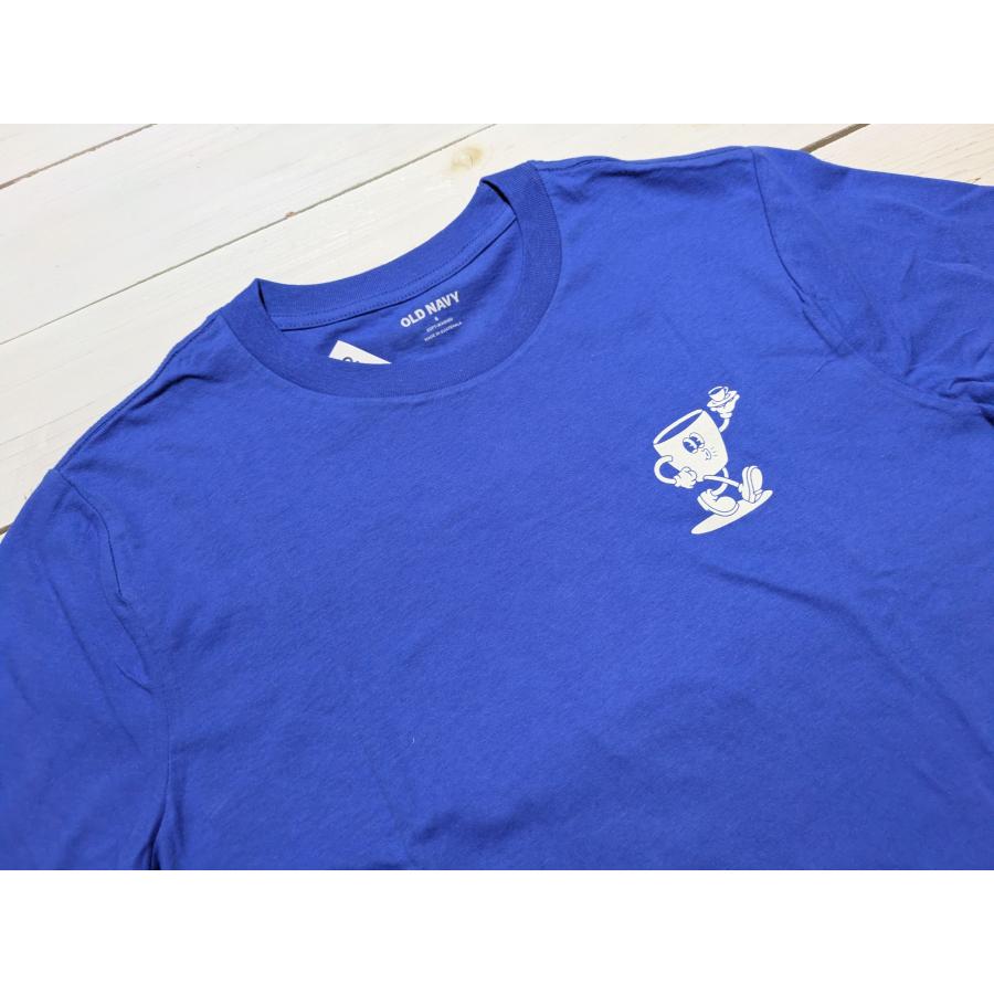 オールドネイビー 半袖 バックプリント Tシャツ ブルー メンズ アメカジ OLD NAVY 002 | OLD NAVY | 04