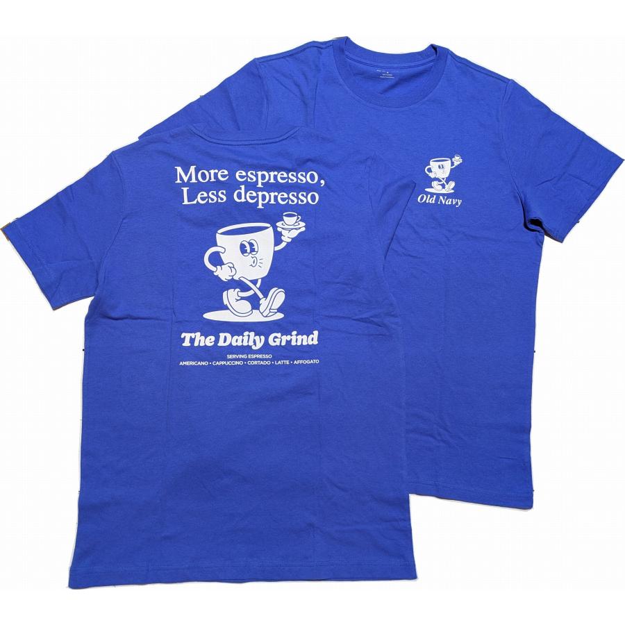 オールドネイビー 半袖 バックプリント Tシャツ ブルー メンズ アメカジ OLD NAVY 003 | OLD NAVY
