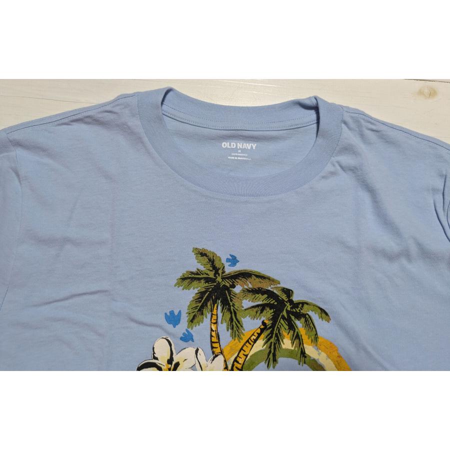 オールドネイビー 半袖 プリント Tシャツ サックスブルー メンズ アメカジ OLD NAVY 008 | OLD NAVY | 04