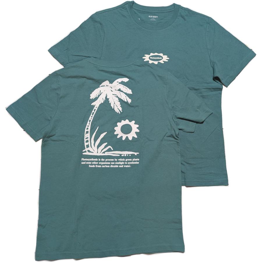 オールドネイビー 半袖 バックプリント Tシャツ グリーン メンズ アメカジ OLD NAVY 013 | OLD NAVY