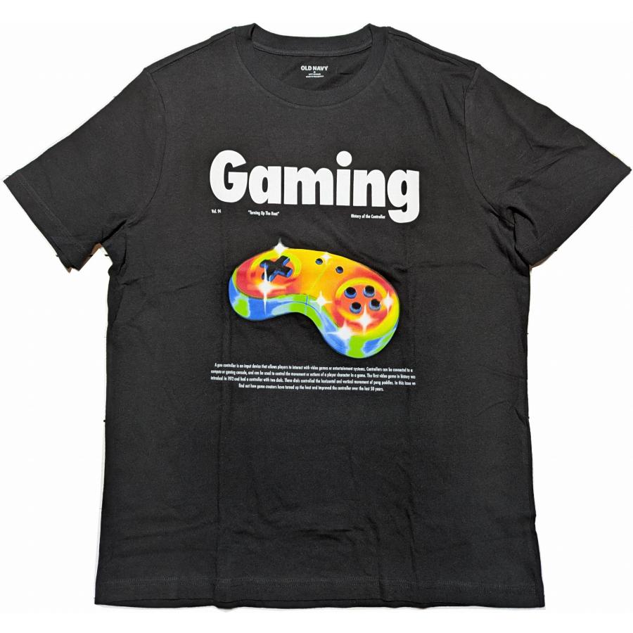 オールドネイビー 半袖 プリント Tシャツ ブラック メンズ アメカジ OLD NAVY 017 | OLD NAVY