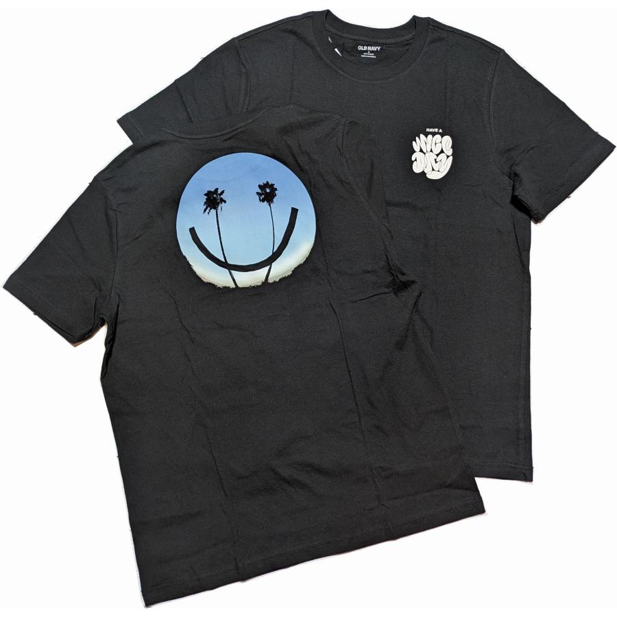 オールドネイビー 半袖 バックプリント Tシャツ ブラック メンズ アメカジ OLD NAVY 019 | OLD NAVY