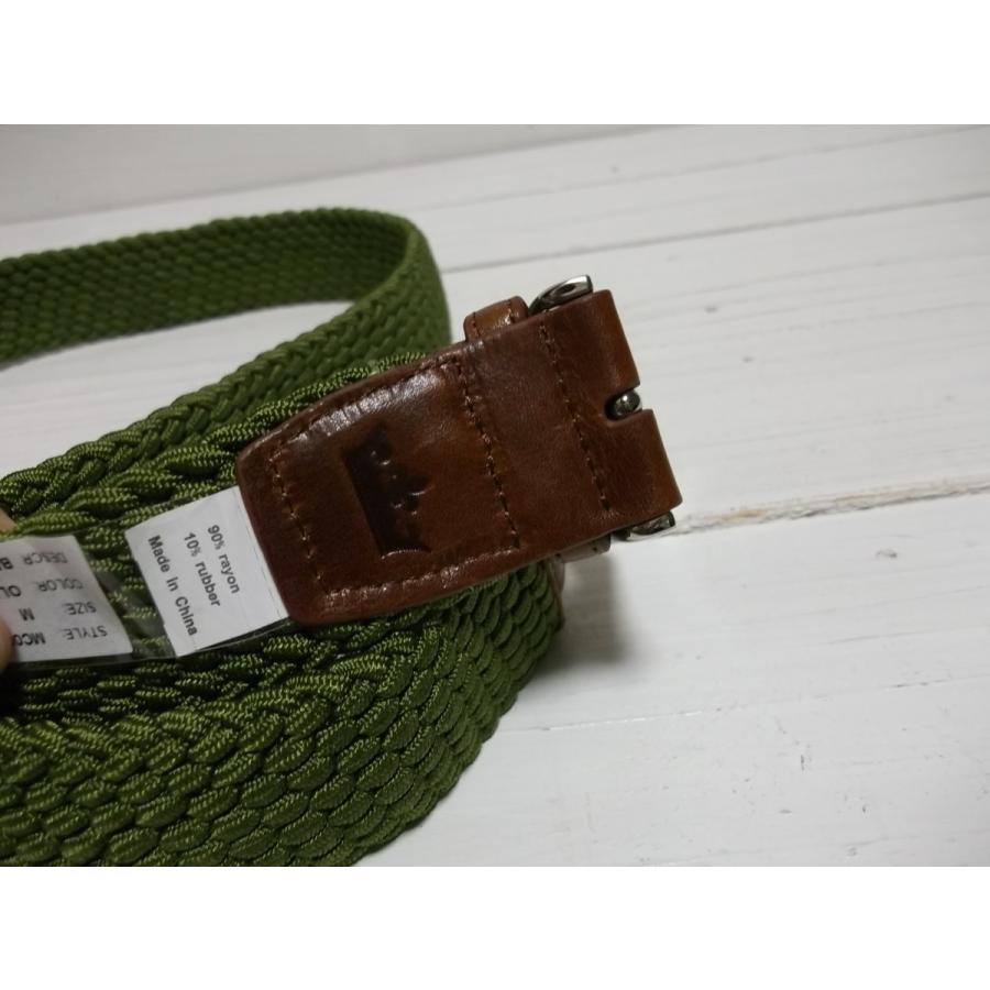 ピーターミラー 本革レザー製 レーヨンメッシュベルト オリーヴ メンズ PETER MILLAR 004 |  | 04