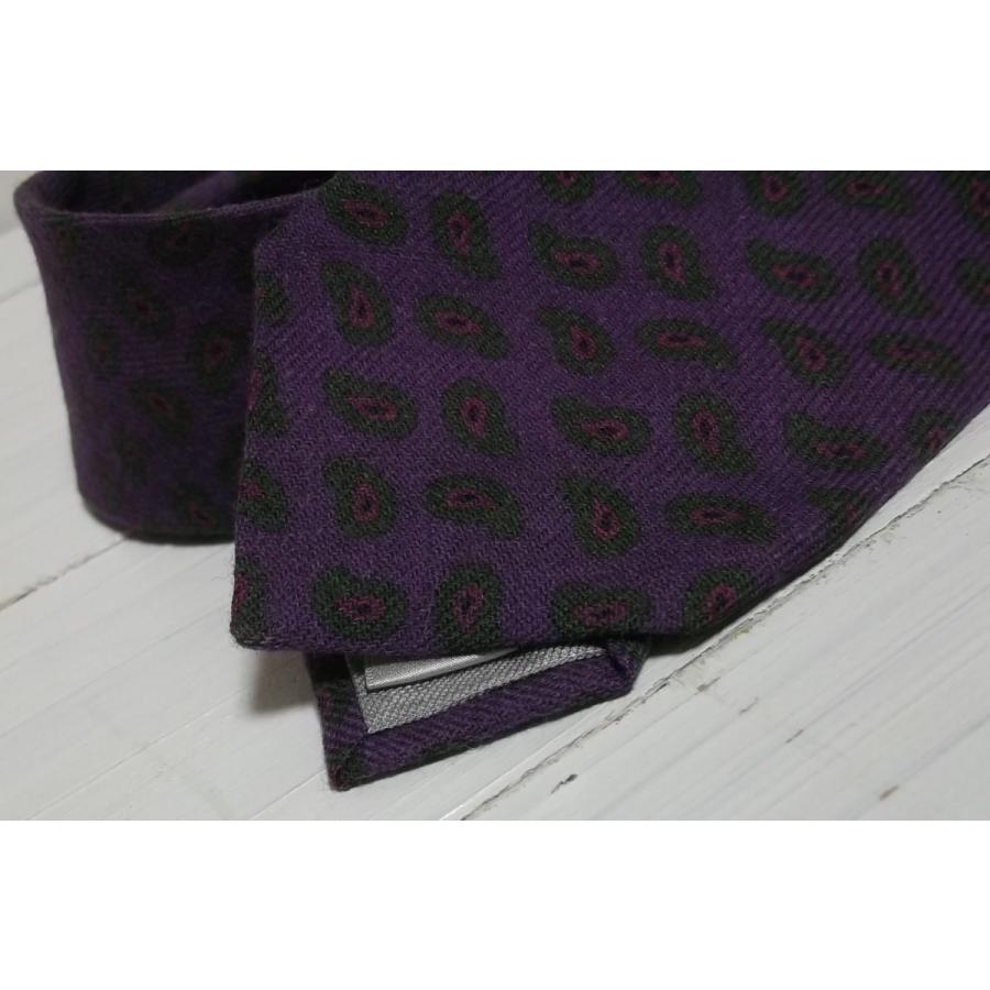 ピーターミラー ウール ネクタイ イタリア製 パープル メンズ PETER MILLAR 009_2