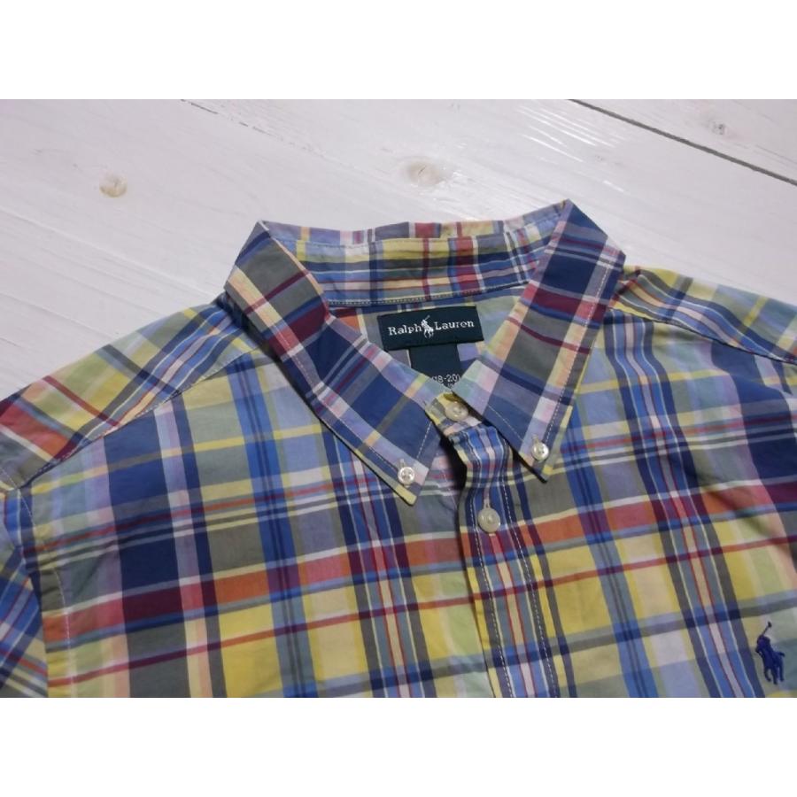 ポロ ラルフローレン ボーイズサイズ 半袖 ボタンダウンシャツ イエロー Polo Ralph Lauren boys 043｜shufflestore｜04