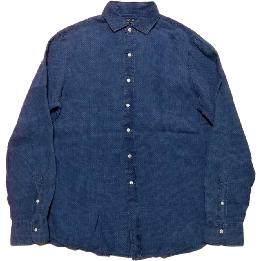 ポロ ラルフローレン 長袖 リネンシャツ 麻 ブルー メンズ Polo Ralph Lauren 054 Pr2 054 Shuffle Store 通販 Yahoo ショッピング