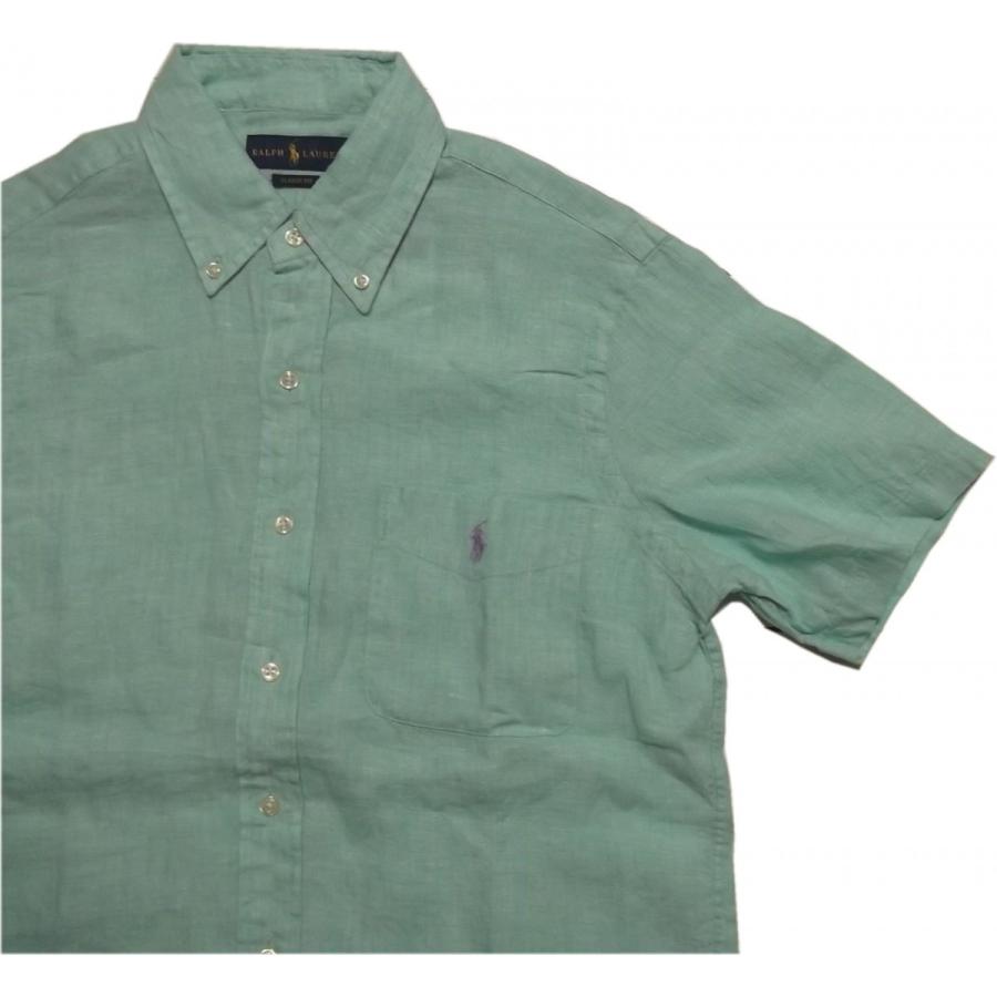 ポロ ラルフローレン 半袖 ワンポイント ボタンダウンシャツ リネン 麻 グリーン メンズ Polo Ralph Lauren 1215 Pr2 1215 Shuffle Store 通販 Yahoo ショッピング