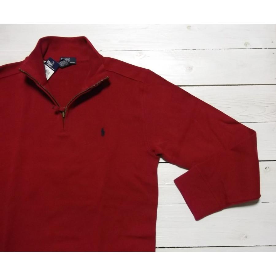 ポロ ラルフローレン ボーイズサイズ ハーフジッパー カットソー レッド Polo Ralph Lauren boys 499｜shufflestore｜02