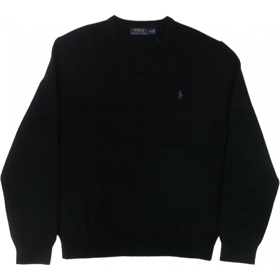 ポロ ラルフローレン ラムズウール ワンポイント Vネック セーター 黒 ブラック メンズ Polo Ralph Lauren 779 Pr2 779 Shuffle Store 通販 Yahoo ショッピング