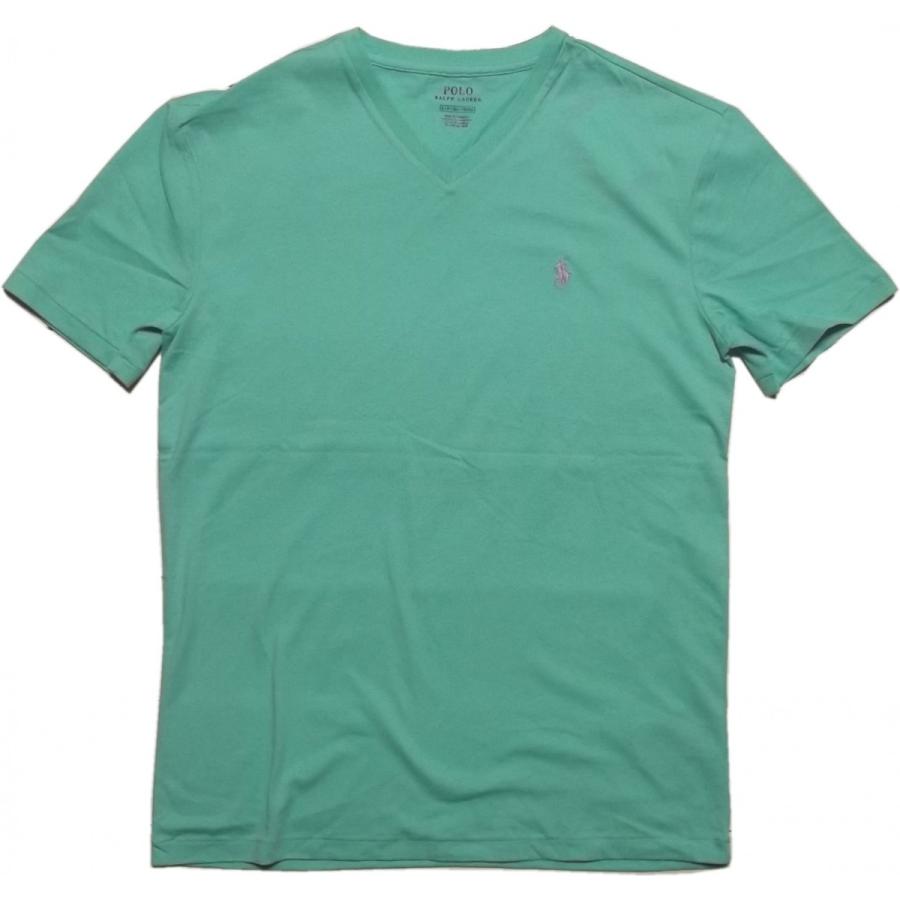 ポロ ラルフローレン 半袖 Vネック ワンポイント Tシャツ グリーン系 メンズ Polo Ralph Lauren 8 Pr2 8 Shuffle Store 通販 Yahoo ショッピング