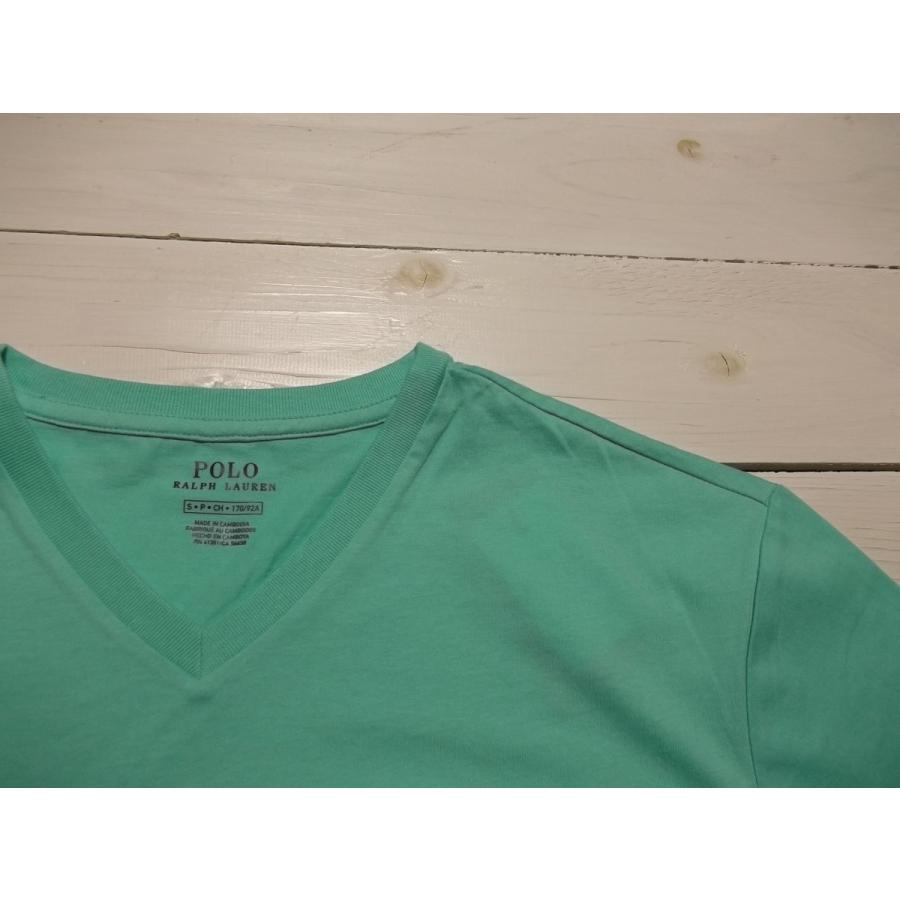 ポロ ラルフローレン 半袖 Vネック ワンポイント Tシャツ グリーン系 メンズ Polo Ralph Lauren 8 Pr2 8 Shuffle Store 通販 Yahoo ショッピング