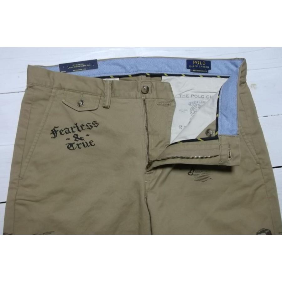 完動品 ポロ ラルフローレン チノパンツ チノーズ プリント ラグビー rugby ベージュ メンズ Polo Ralph Lauren 289 【H1975598839】(11926円)