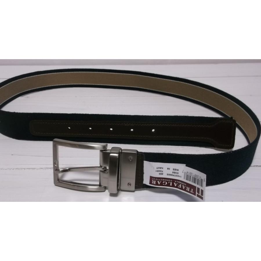 トラファルガー 布ベルト リバーシブル ベージュ メンズ TRAFALGAR 002 |  | 04