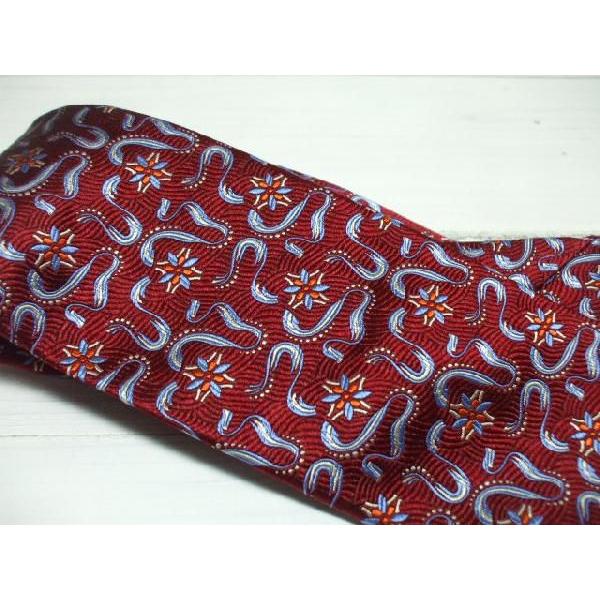 トラファルガー シルク コットン ネクタイ ジャカード アメリカ製 レッド メンズ TRAFALGAR 013 |  | 01