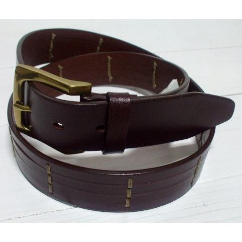 トラファルガー 本革製 レザーベルト ブラウン メンズ TRAFALGAR 017 |  | 01