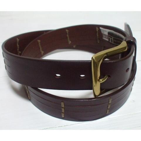 トラファルガー 本革製 レザーベルト ブラウン メンズ TRAFALGAR 017 |  | 02