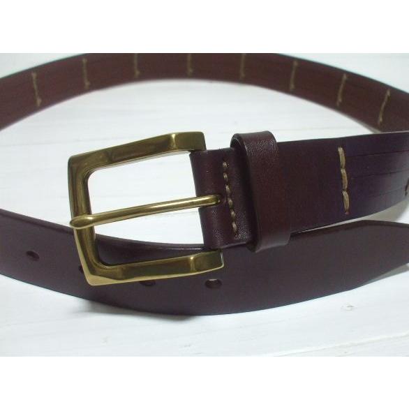 トラファルガー 本革製 レザーベルト ブラウン メンズ TRAFALGAR 017 |  | 04