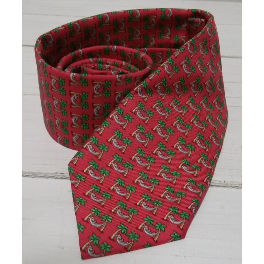 ヴィニヤードヴァインズ シルク プリント ネクタイ アメリカ製 ピンク メンズ vineyard vines 050 |  | 01