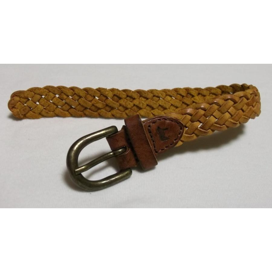 ウィルレザーグッズ 本革製 レザーメッシュ ブレスレット イエロー メンズ  WILL LEATHER GOODS 002 |  | 02