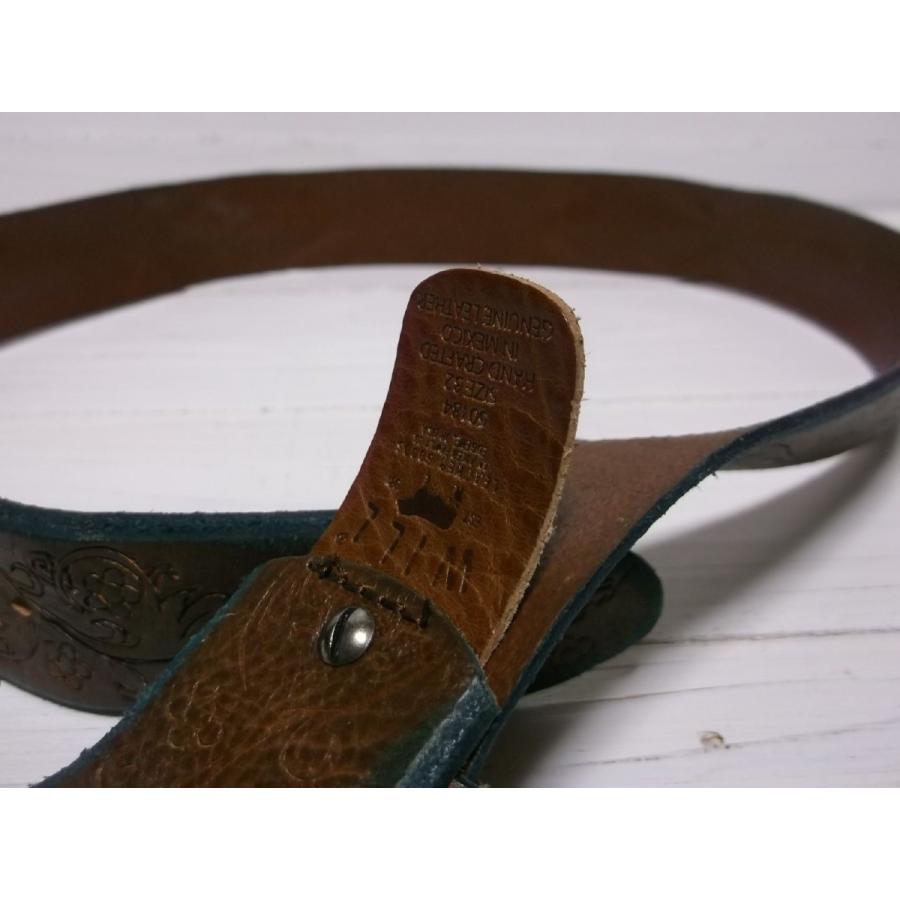 ウィルレザーグッズ 本革製 レザーベルト ブラウン メンズ WILL