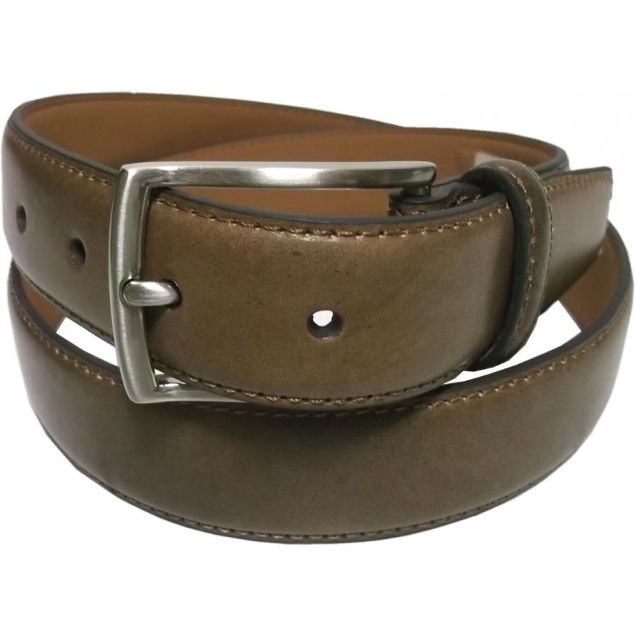 ウィルレザーグッズ 本革製 レザーベルト ブラウン メンズ WILL LEATHER GOODS 007 | 