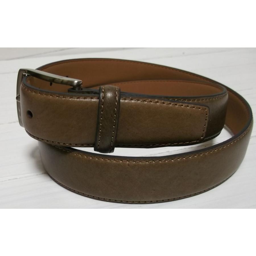 ウィルレザーグッズ 本革製 レザーベルト ブラウン メンズ WILL LEATHER GOODS 007 |  | 01