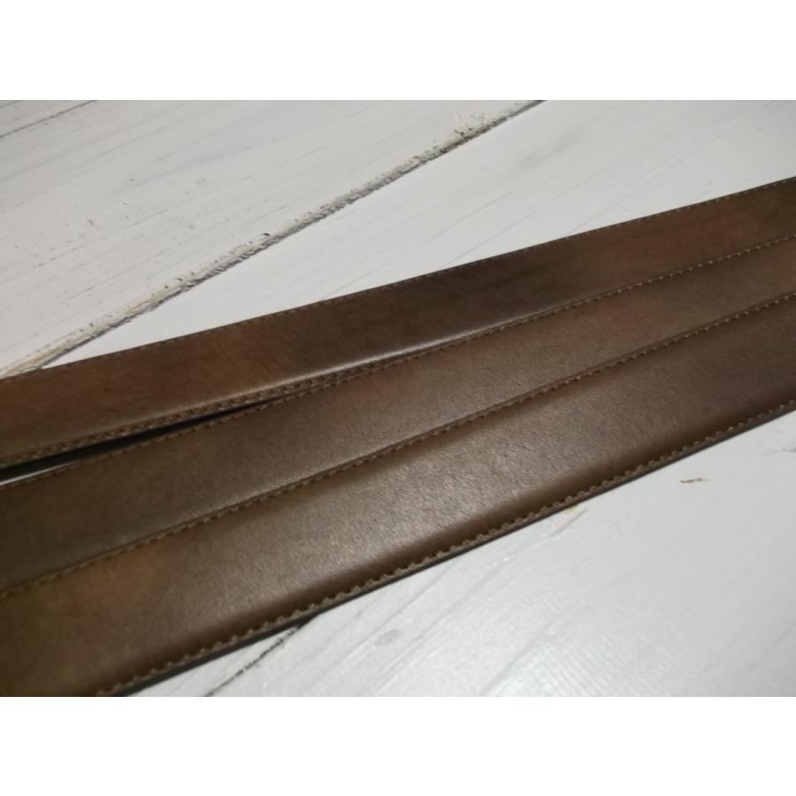 ウィルレザーグッズ 本革製 レザーベルト ブラウン メンズ WILL LEATHER GOODS 007 |  | 04