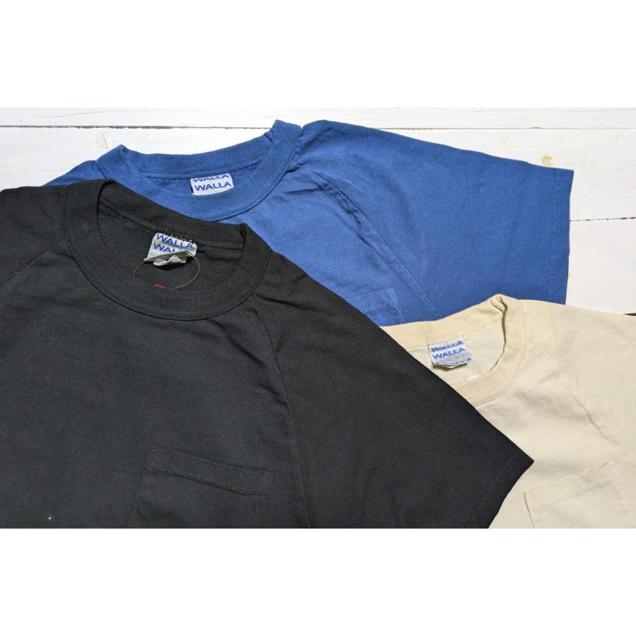 ワラワラスポーツ ショートスリーブ ベースボールT ウィズポケット メンズ  Tシャツ 日本製 WALLA WALLA SPORT S/S BASEBALL TEE W/POCKET 015 | WALLA WALLA SPORT | 06