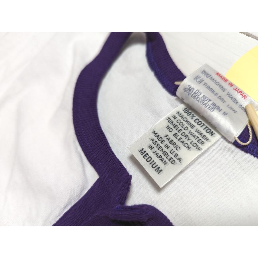 ワラワラスポーツ ハーフスリーブ スプリットネック リンガーティー メンズ  Tシャツ 日本製 WALLA WALLA SPORT H/S SPLIT NECK RINGER TEE 020 | WALLA WALLA SPORT | 08