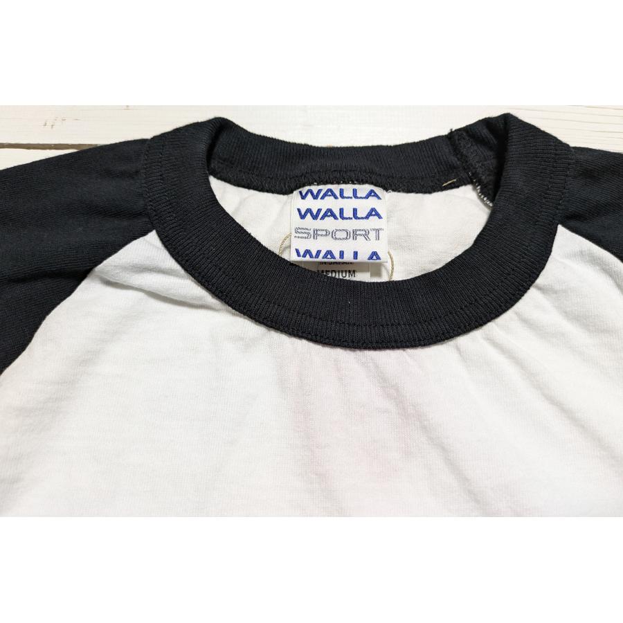 ワラワラスポーツ 3/4 ベースボール ティー ツートーン メンズ  Tシャツ 日本製 WALLA WALLA SPORT 3/4 BASEBALL TEE 2-TONE 045 | WALLA WALLA SPORT | 10