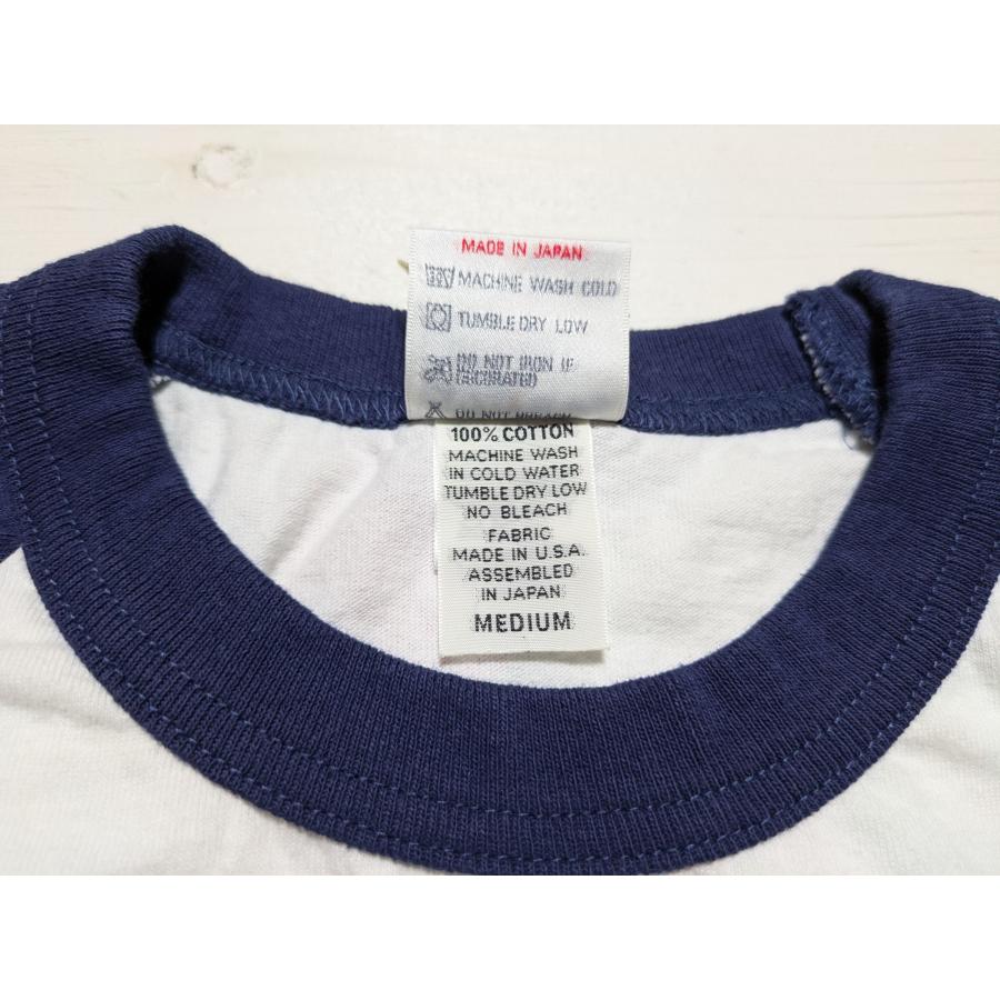 ワラワラスポーツ 3/4 ベースボール ティー ツートーン メンズ  Tシャツ 日本製 WALLA WALLA SPORT 3/4 BASEBALL TEE 2-TONE 045 | WALLA WALLA SPORT | 05