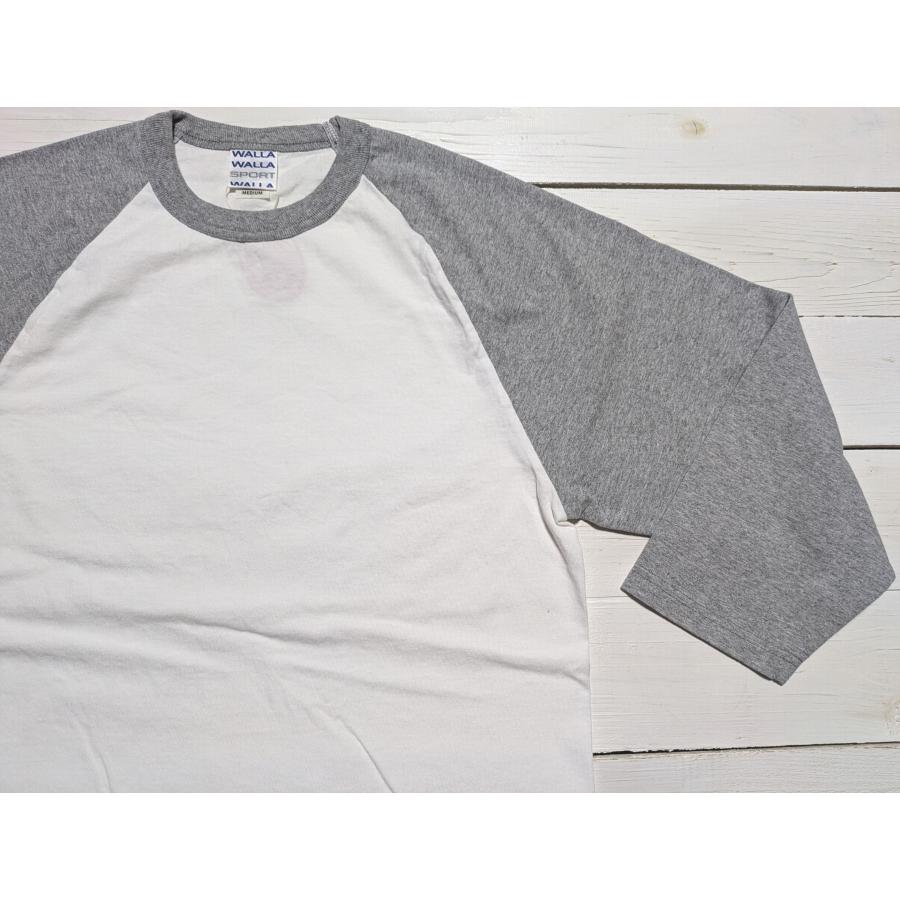 ワラワラスポーツ 3/4 ベースボール ティー ツートーン メンズ  Tシャツ 日本製 WALLA WALLA SPORT 3/4 BASEBALL TEE 2-TONE 045 | WALLA WALLA SPORT | 08