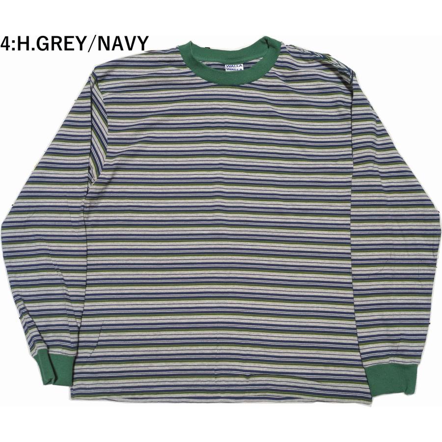 WALLA WALLA SPORT（ワラワラスポーツ） ロングスリーブ ストライプ