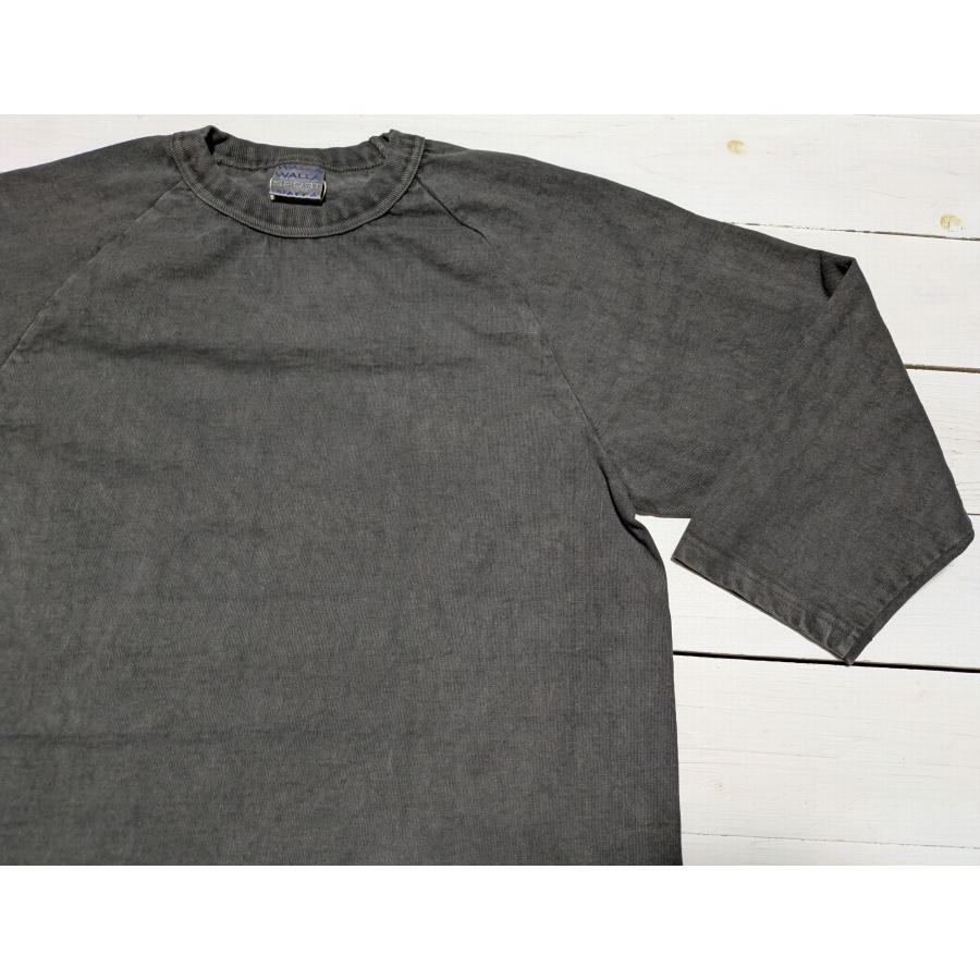 ワラワラスポーツ ピグメントダイ 9オンス ベースボール ティー メンズ Tシャツ 日本製 WALLA WALLA SPORT PIGMENT DYE 9oz BASEBALL TEE 080 | WALLA WALLA SPORT | 07