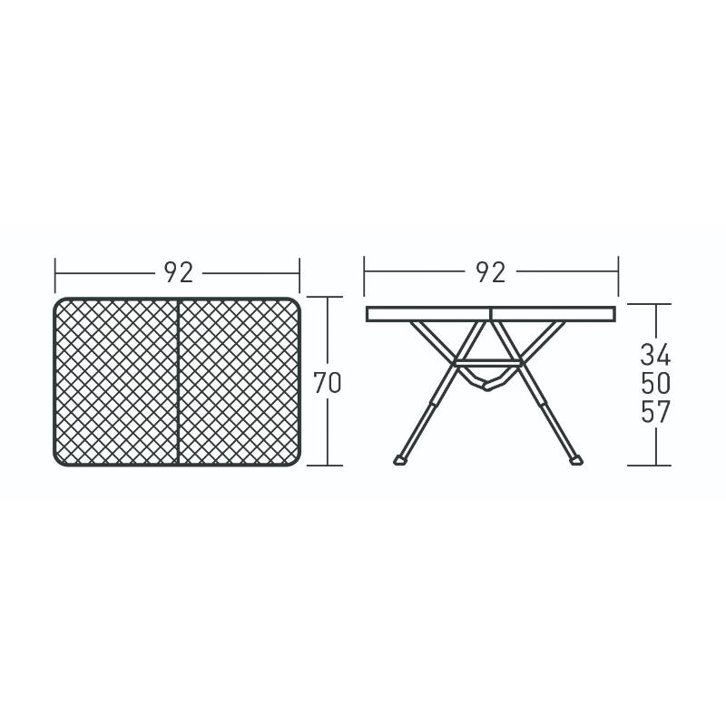 ogawa オガワ［Ogawa］3ハイ&ローテーブル タフメッシュII［3-High