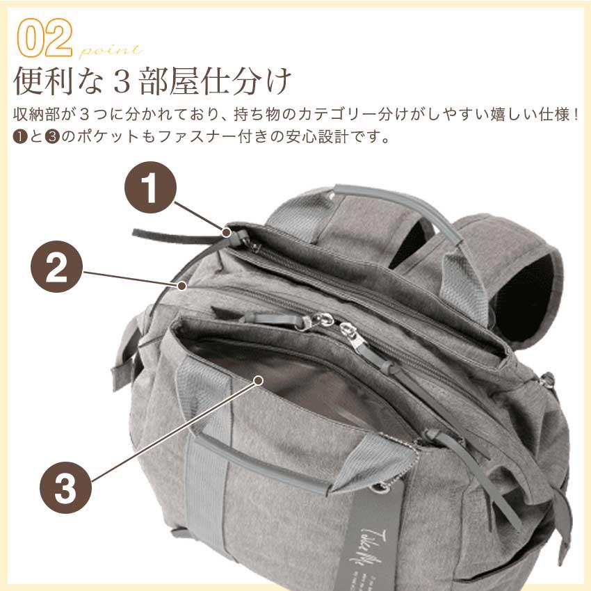 nicott（ニコット） リュック Take Me 3Layer Daypack2完成品 | 多機能