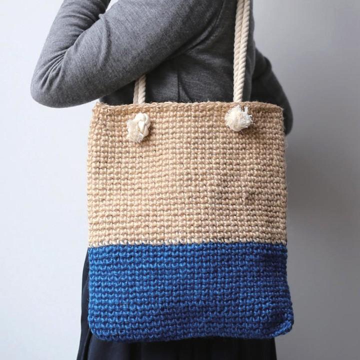 編み図 ロープバッグ Y18 2 手芸 ハンドメイド トーカイ 手芸材料の通販シュゲールyahoo 店 通販 Yahoo ショッピング