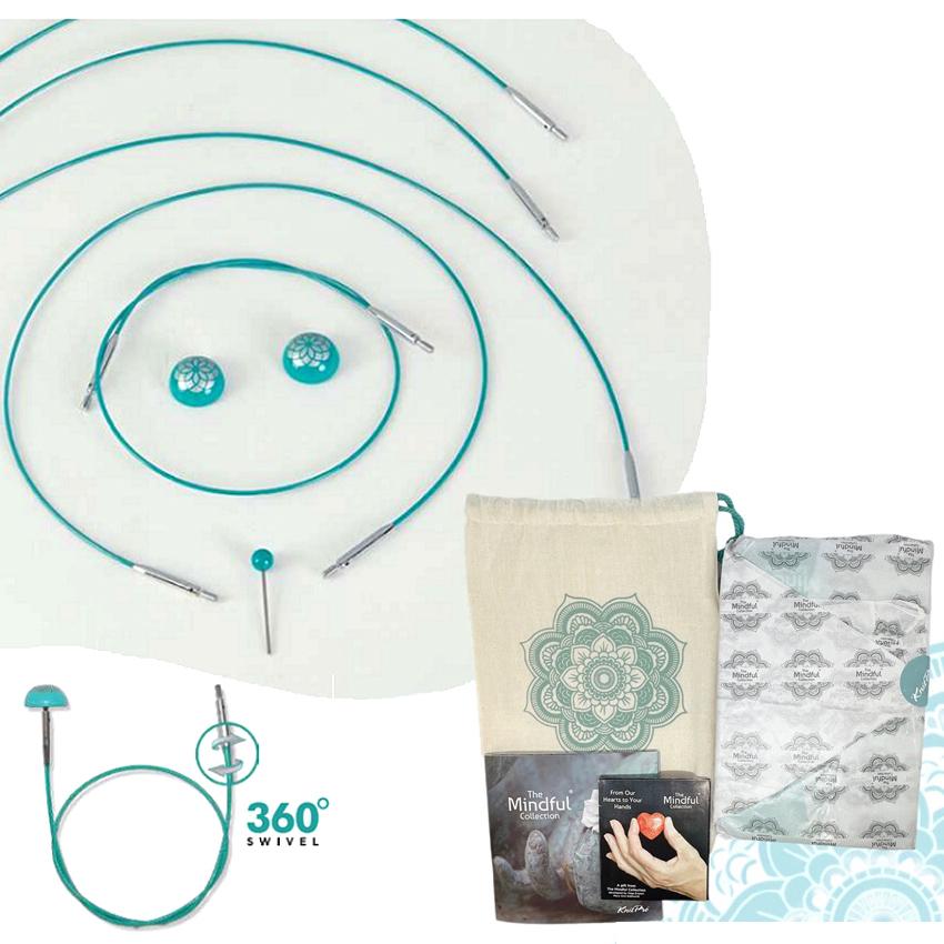 The Mindful 付け替え式ステンレス輪針セット 13cmレースロング針×7