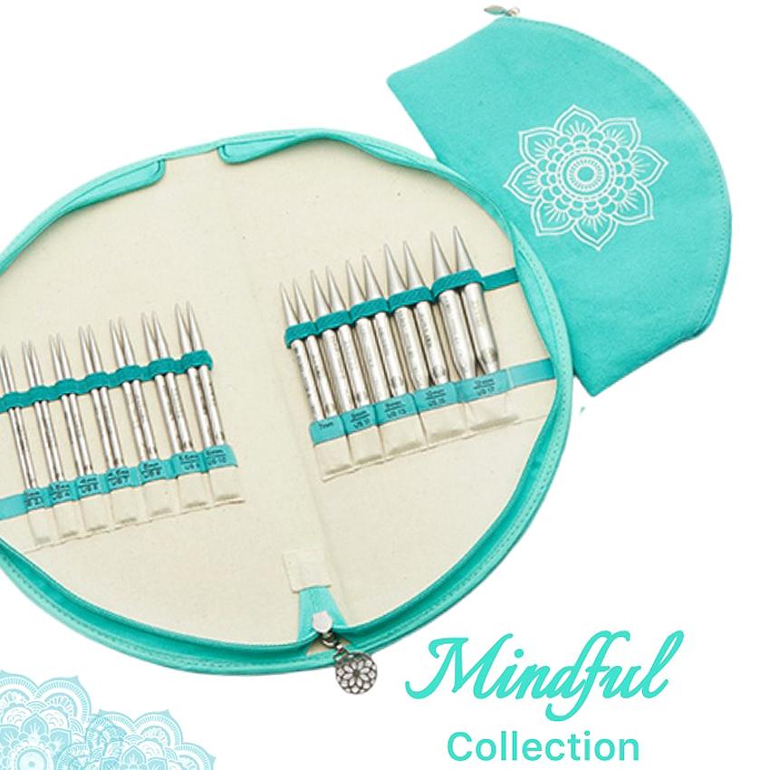 The Mindful 付け替え式ステンレス輪針セット 13cmレースロング針×12