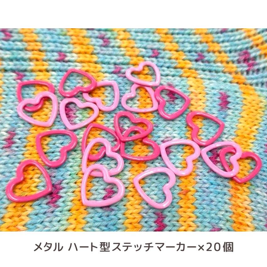 KnitPro＆teraiコラボ「amore Red 118」交換式輪針セット13cm 200671