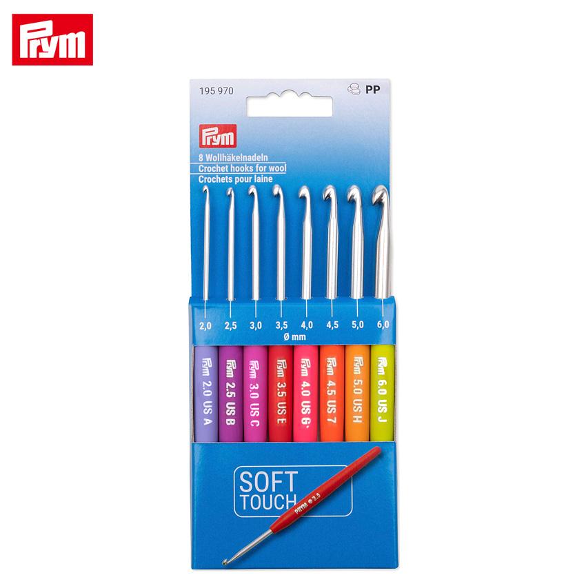 Prym プリム ソフトグリップかぎ針8本セット 2.0/2.5/3.0/3.5/4.0/4.5