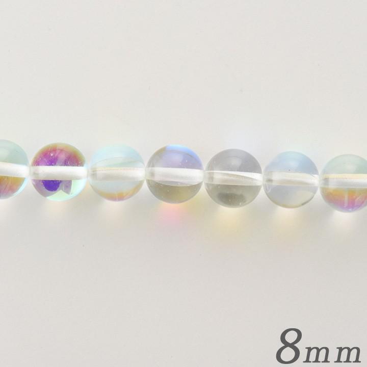 ルナフラッシュ クリスタル 8mm 12個入 ビーズ ラウンド オーロラ 人工石 虹色 手芸材料の通販シュゲールyahoo 店 通販 Yahoo ショッピング