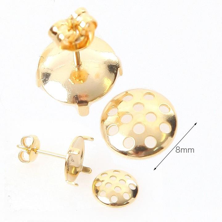 ピアスシャワー 8mm | アクセサリー パーツ ピアス 金具 キャッチ式 