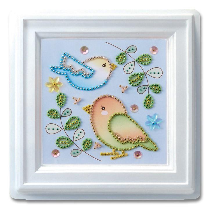 ビーズキット ミニプッシュ なかよしインコ G-420 | 子ども 子供