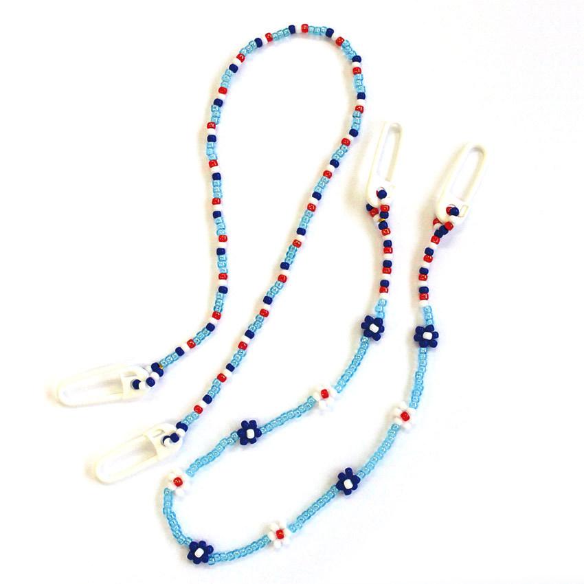 マスクホルダーキット Kids あお 4 マスクホルダー キッズ お子さま 簡単 通すだけ レシピ付き あお ビーズ アクセサリー キット 手作 手芸材料の通販シュゲールyahoo 店 通販 Yahoo ショッピング