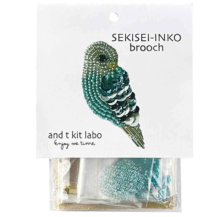 トーホー TOHO ビーズ刺繍で作る ブローチキット TORI 鳥 | ビーズ刺繍