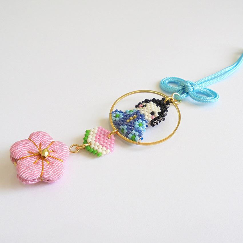 ビーズステッチキット 京・ひな祭り輪つるし飾り | ホビックス