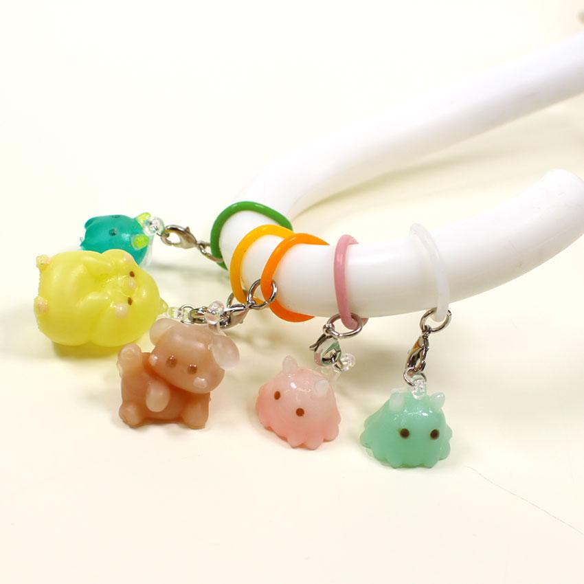 アンブレラマーカー カラー 4個入 | めじるしチャーム アクセサリー