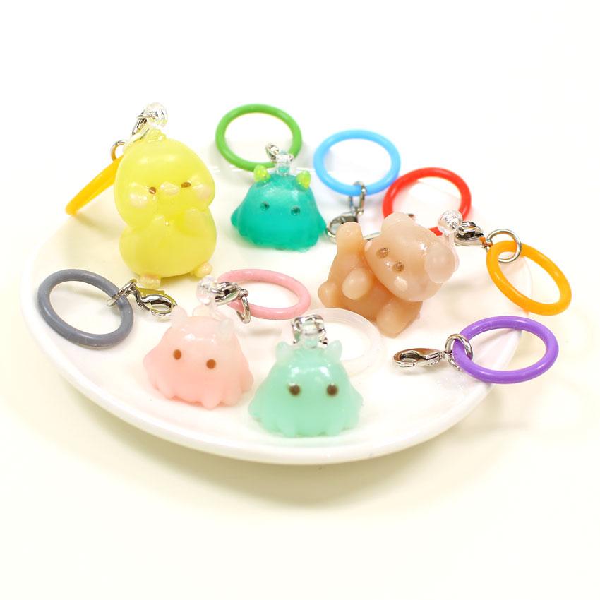 アンブレラマーカー カラー 4個入 | めじるしチャーム アクセサリー